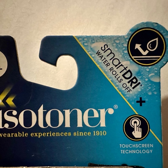 Isotoner SmartDRI Touchscreen Woman's Gloves- Black - Picture 7 of 7